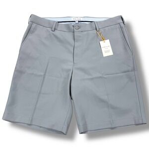 NWT Peter Millar Salem Performance Short Men's Size 35 in Gale Grey - $108